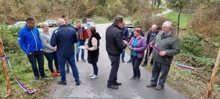 Posodobljene ceste v KS Rimske Toplice in KS Marija Gradec 1